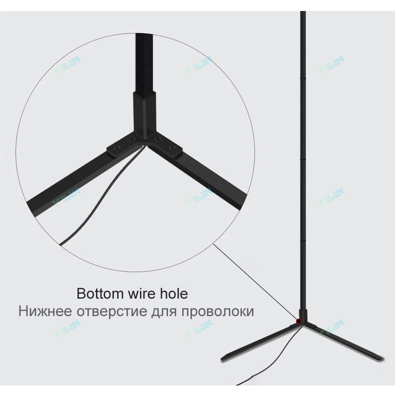 Smart RGBIC Nordic Floor Lamp | Tuya App Control & Gaming Mood Light