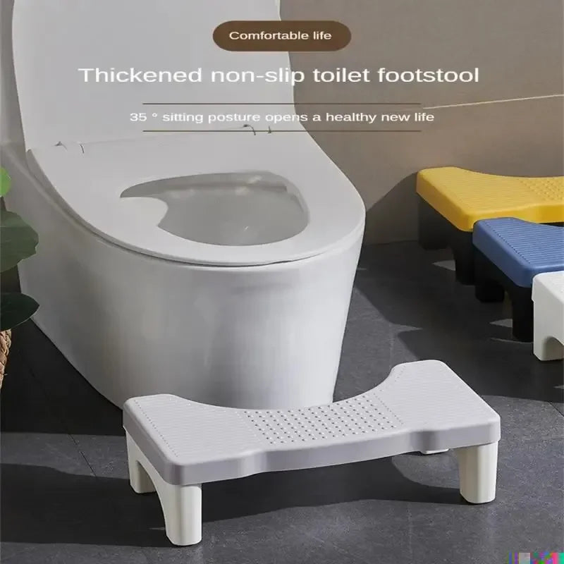 Ergonomic Squatty Potty Toilet Stool for Kids, Pregnant Women & Elderly – Bathroom Foot Stand