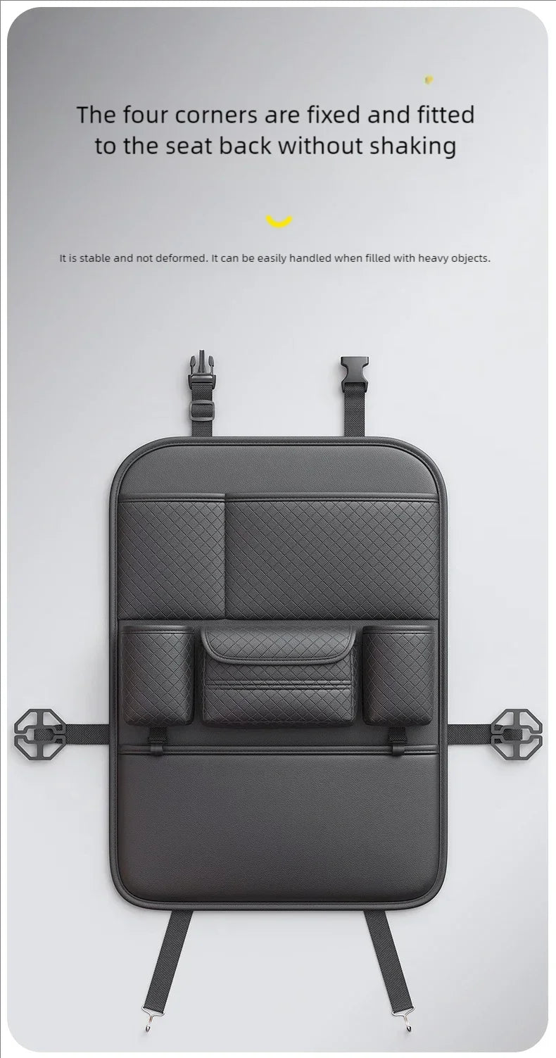 JFBONIN Car Seat Back Organizer - High-Capacity Multi-Pocket Storage
