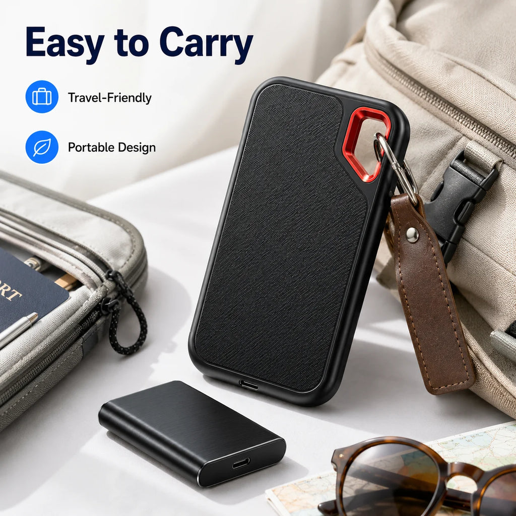 4TB Portable SSD Waterproof Shockproof High-Speed External Drive Pro