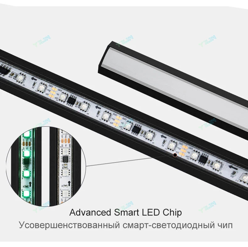 Smart RGBIC Floor Lamp with Tuya App Control | Nordic Mood Light for Gaming & Living Spaces (145/180CM)