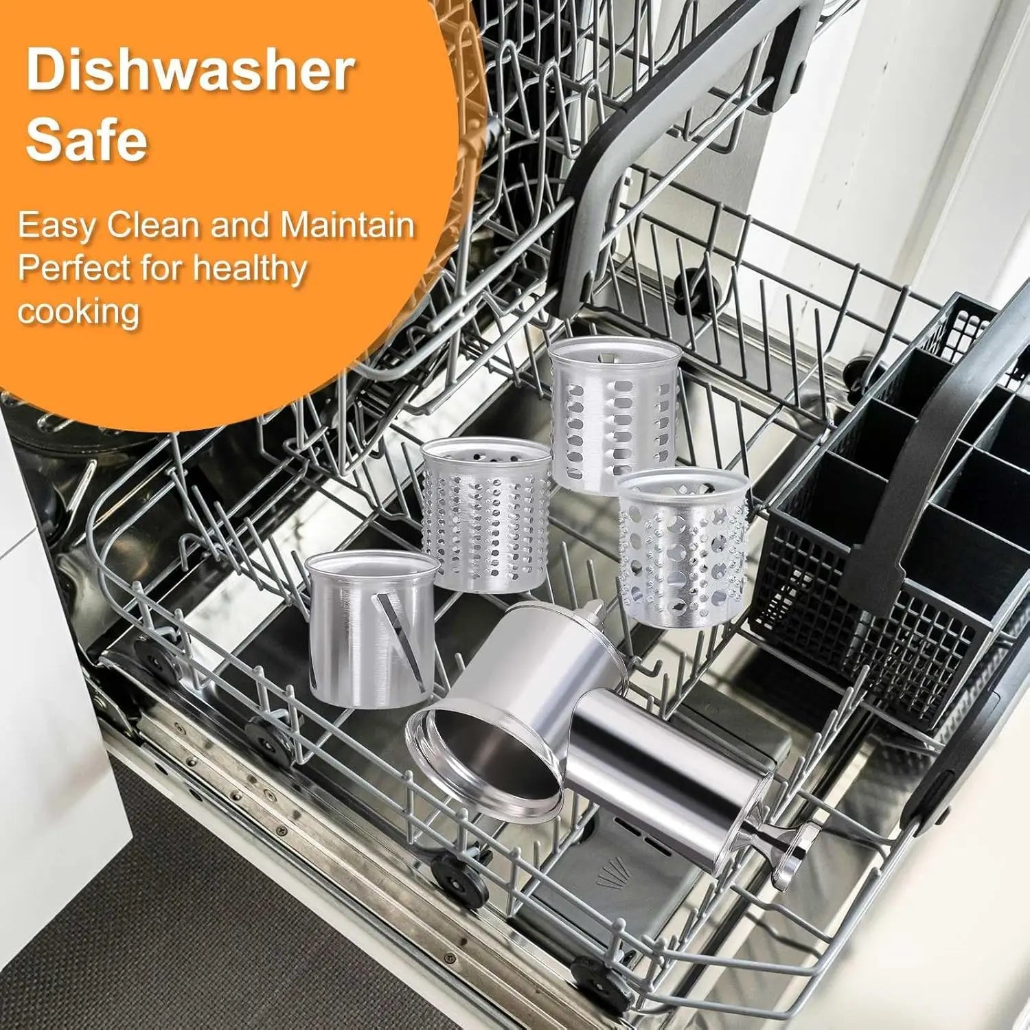 KitchenAid Stand Mixer Slicer Shredder | Stainless Steel Salad Maker