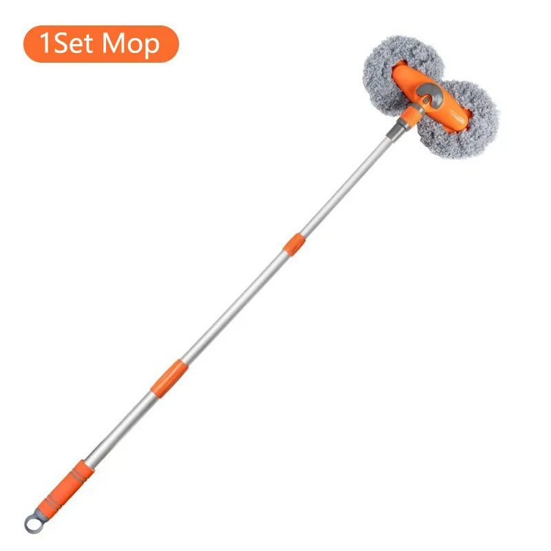 LEIBOO Telescopic Car Wash Mop - Foam Brush for Vehicle & Window Cleaning