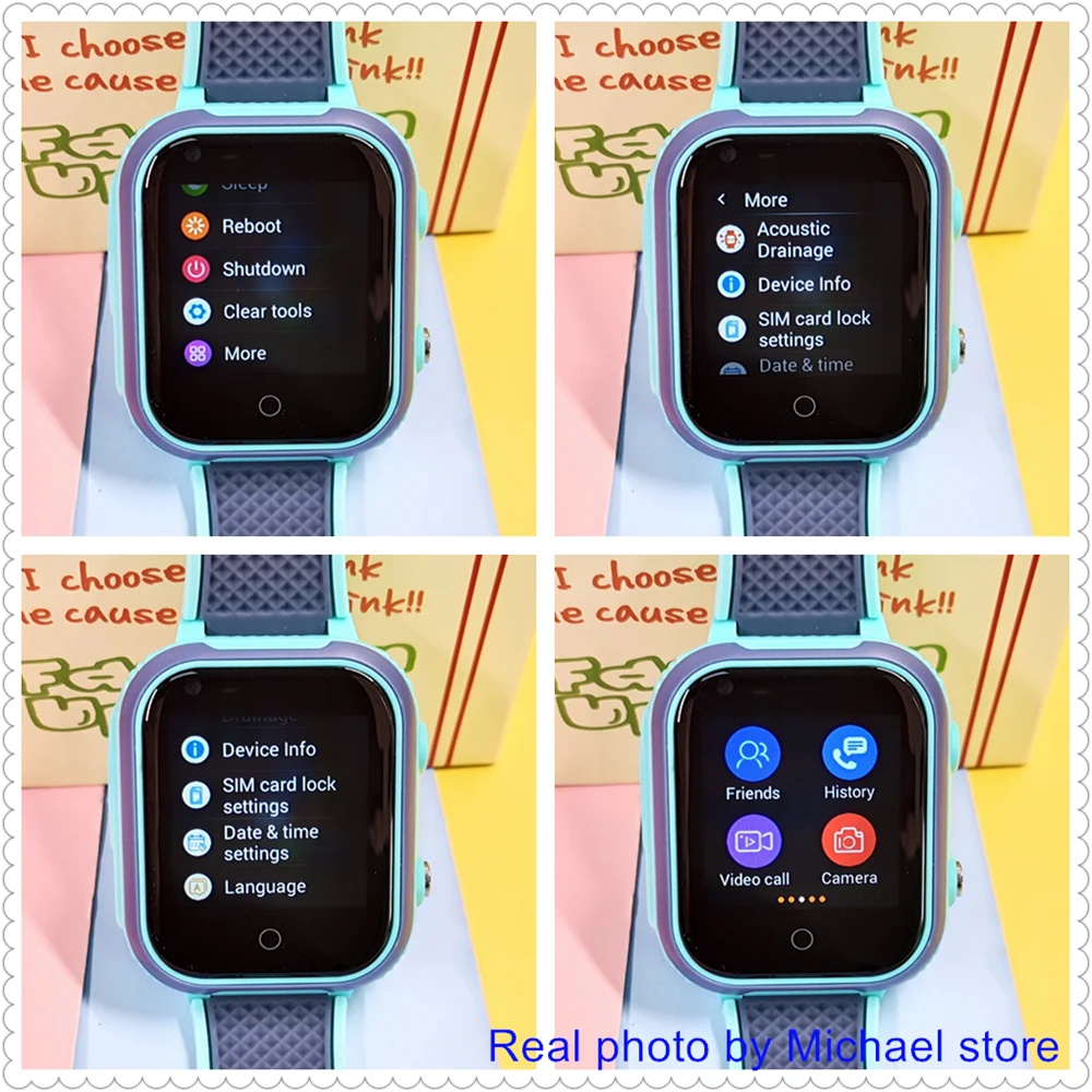 LT21 Kids 4G Smartwatch - GPS, Video Call, SOS, IP67 Waterproof