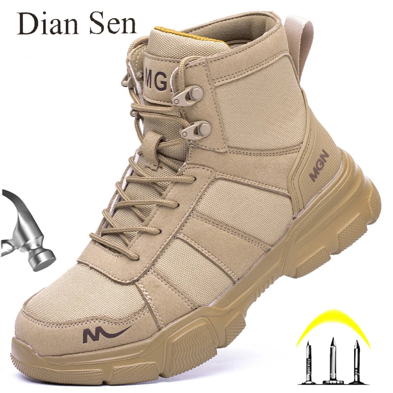 Kankeirr Industrial Non-Slip Tactical Safety Boots | Ultimate Protection