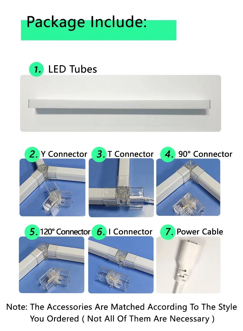 Garage Hexagon LED Light 50000H 6500K Ultra Bright
