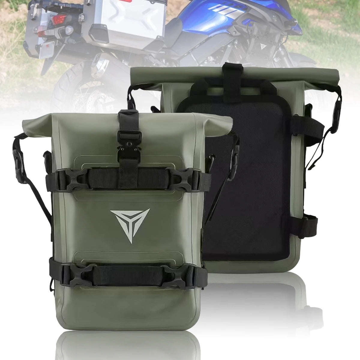 Motorcycle Frame Crash Bar Bag for BMW R1250GS R1200GS ADV Honda NC750X CB500X - Waterproof Tool Storage
