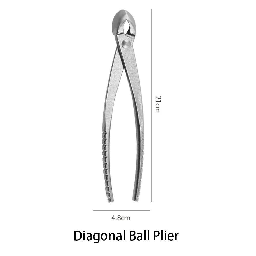 Professional Bonsai Tools: Root Cutter & Pruning Scissors - Stainless Steel