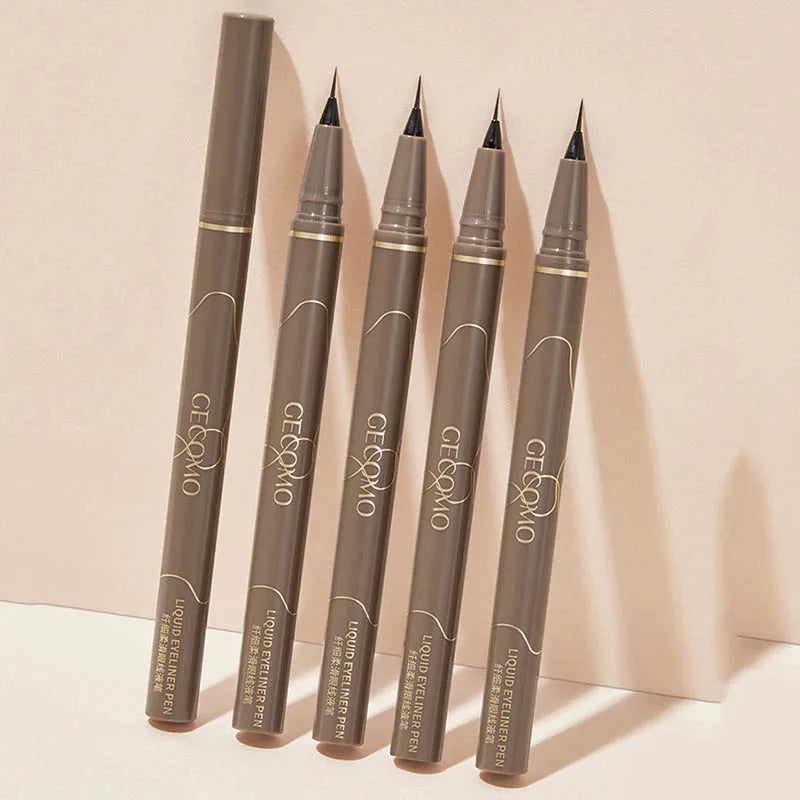 Ultra Thin Waterproof Lower Eyelash & Silkworm Eyeliner Pen - Black Brown