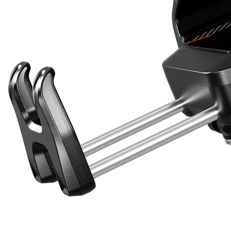Apex Rush Motorcycle Phone Holder - 15W Wireless & USB-C Fast Charger