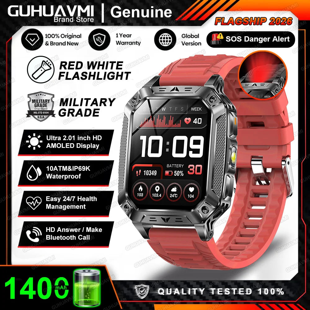 Apex Outdoor Smartwatch | GPS, Flashlight, AMOLED, 10ATM - Your Ultimate Adventure Companion