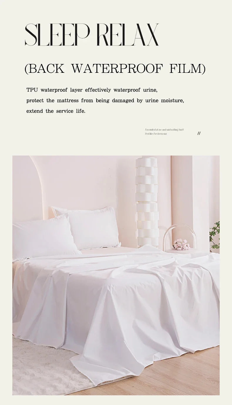 Vabena TPU Waterproof Mattress Protector – Bed Pad for All Ages