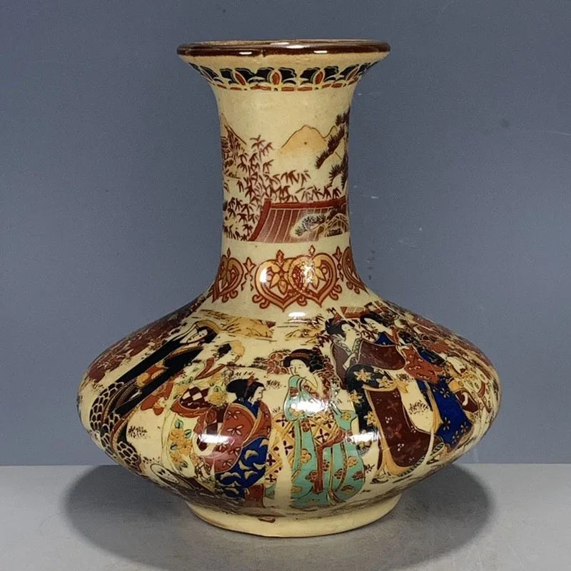 Vabena Exquisite Hand-Painted Porcelain Collectible Vase