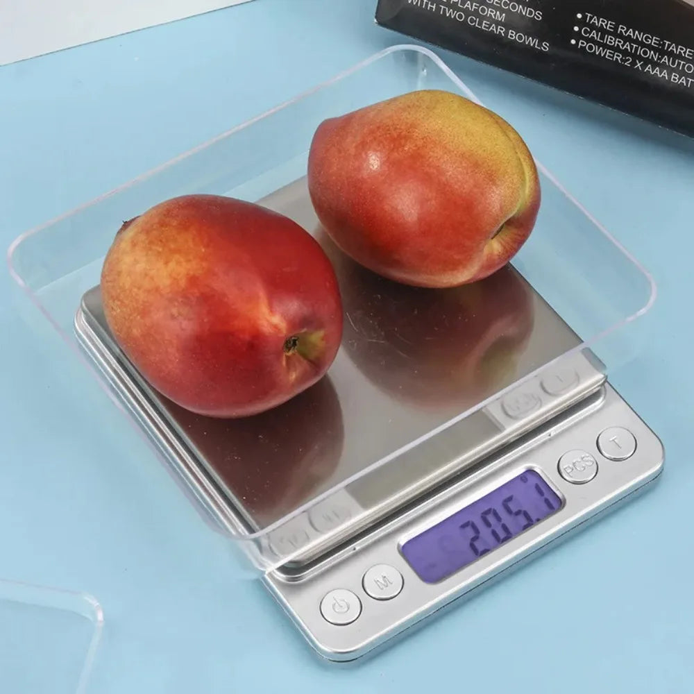Vabena Digital Kitchen Scale 3000g/0.1g - Food & Jewelry Gram Scale with Tare