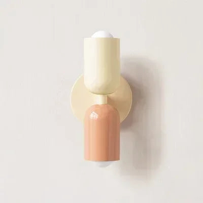 Colorful Nordic Macaron Wall Lamp for Bedside, Living Room & Kids' Decor