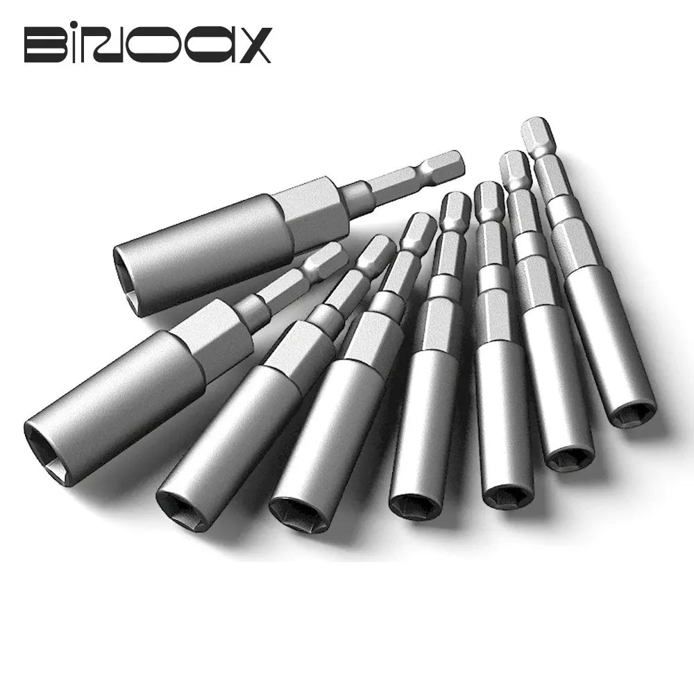 Deep Impact Socket Adapter Set 5.5-19mm | 1/4" Power Nut Driver Kit