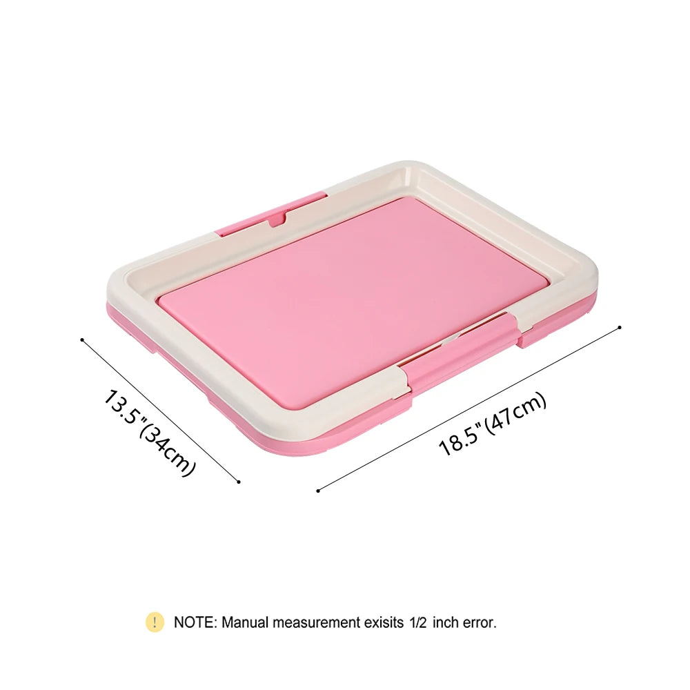 Portable Pet Training Toilet for Small Dogs & Cats - Indoor Potty Pad Holder