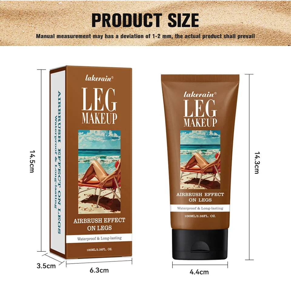 Vabena 100ml Leg Makeup - Long-lasting, Waterproof & Anti-Transfer Foundation