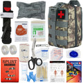 Tactical IFAK First Aid Survival Kit - 18 EMT Emergency Items MOLLE Pouch