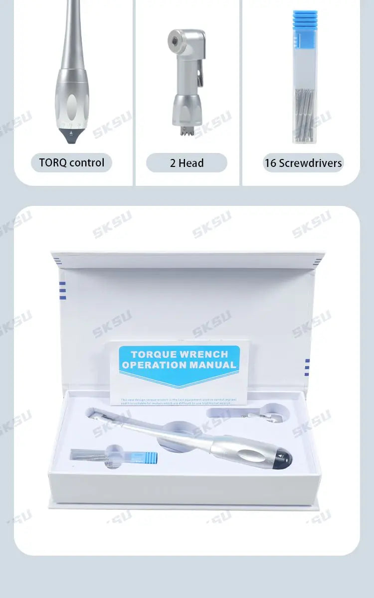 Dental Implant Universal Torque Wrench Screwdriver Kit - Prosthetic Repair Tools
