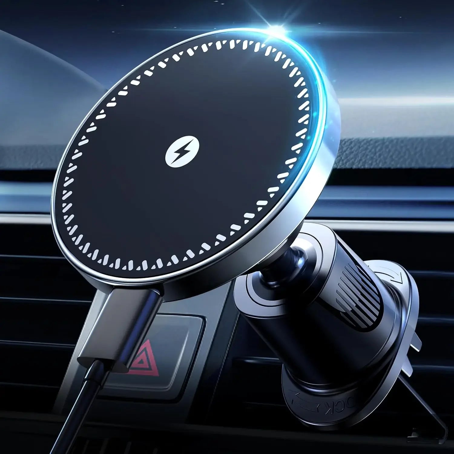UYUXIO Strong Magnetic Wireless Car Charger Mount