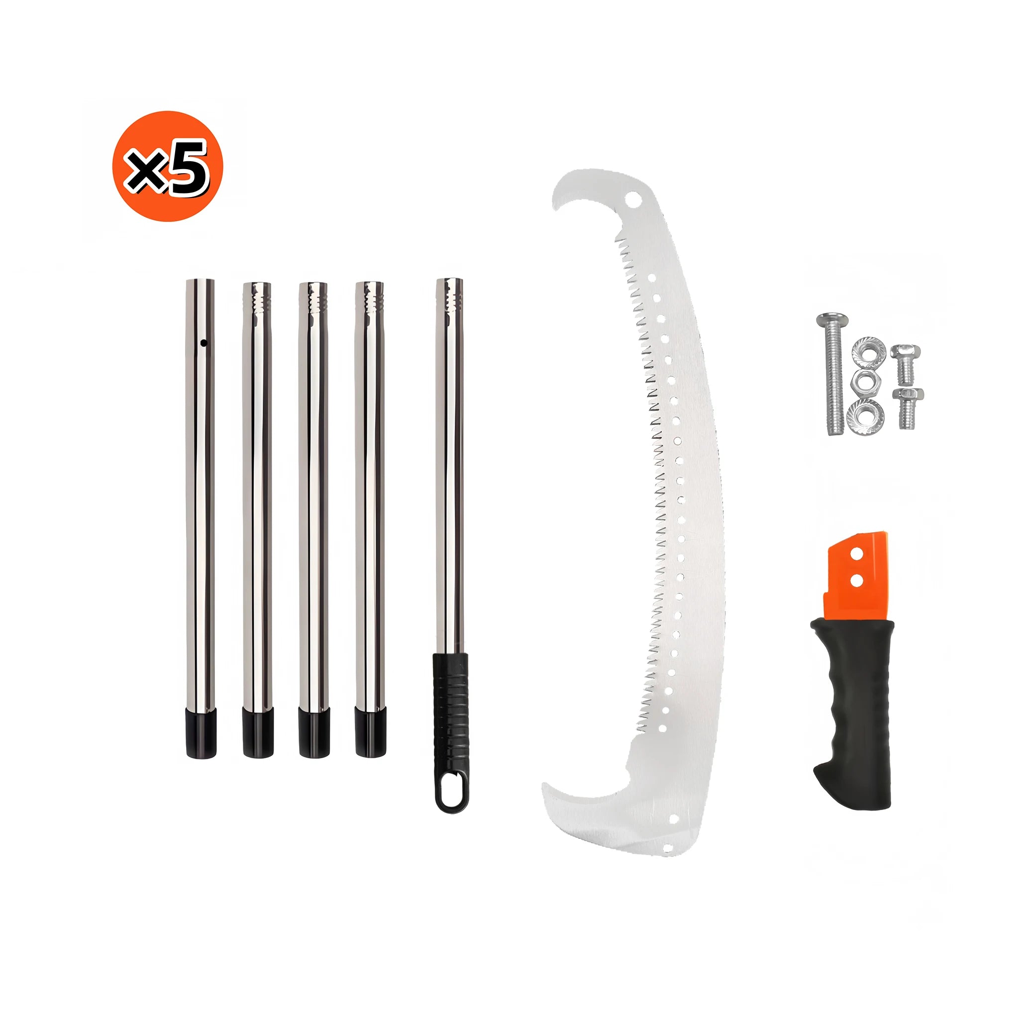 Telescopic Double-Hook Pruning Saw - Multi-functional Garden Tool
