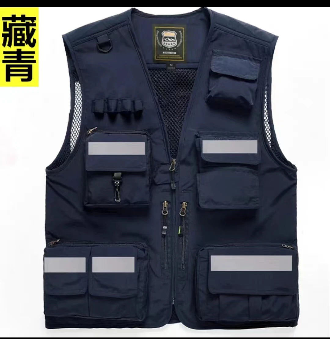 High-Visibility Reflective Safety Vest & Rider Jacket - Fluorescent Workwear