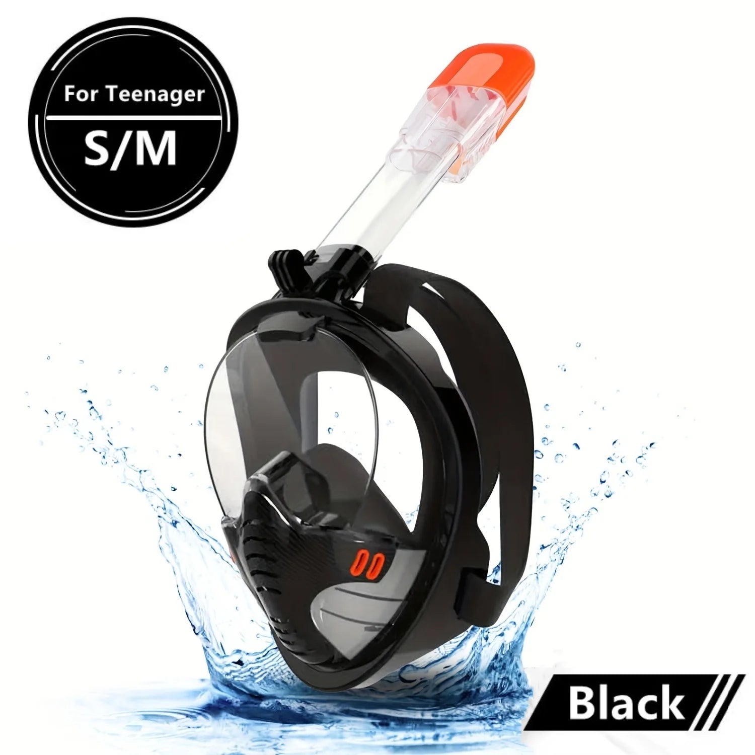 Vabena Full Face Diving Mask - Anti-Fog Snorkel Gear for Adults & Kids
