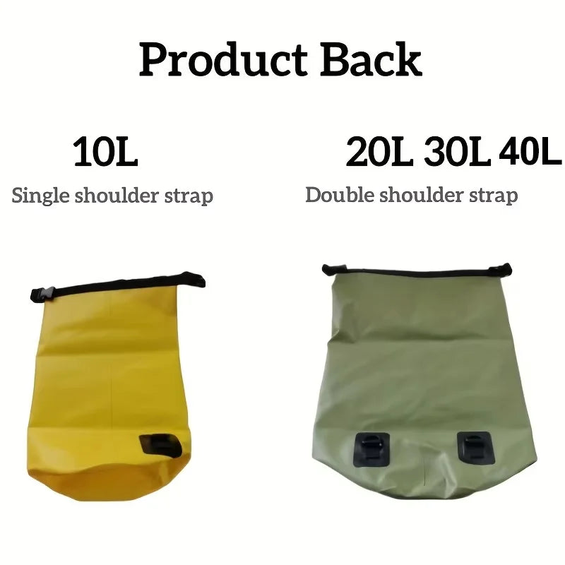 Waterproof Dry Bag Backpack for Kayaking & Outdoor Adventures - 10L/20L