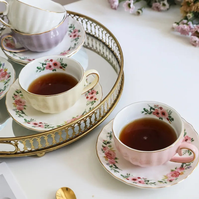 Vabena Luxury Bone China Coffee & Tea Set - Elegant Serveware