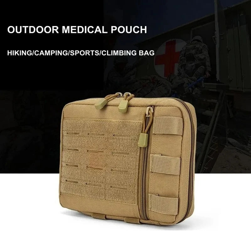 Tactical MOLLE Admin Pouch | Laser-Cut Utility & EDC Organizer Bag