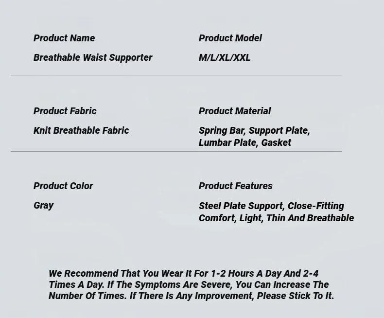 Back Brace Support Belt for Lower Back Pain Relief | Adjustable Lumbar Waist Support