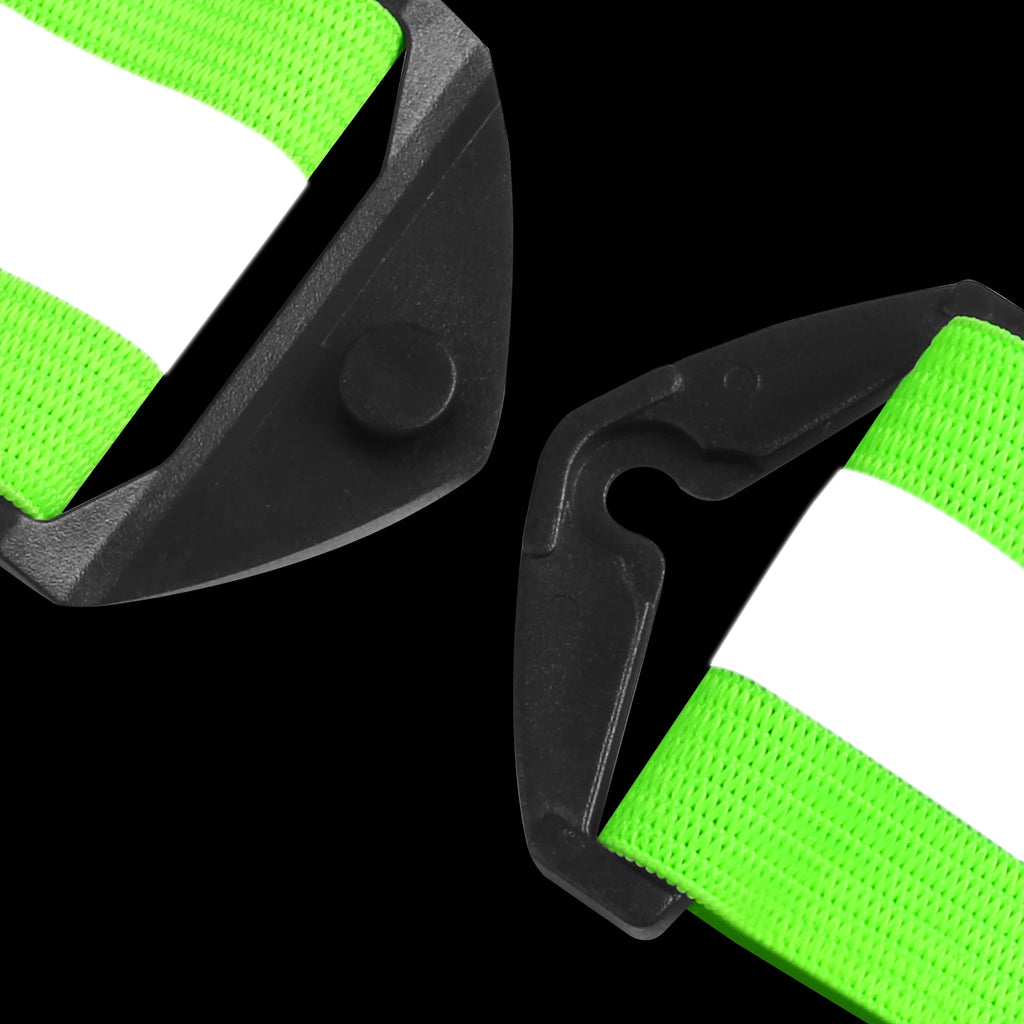Enhanced Visibility Reflective Safety Vest - Adjustable for Running & Cycling