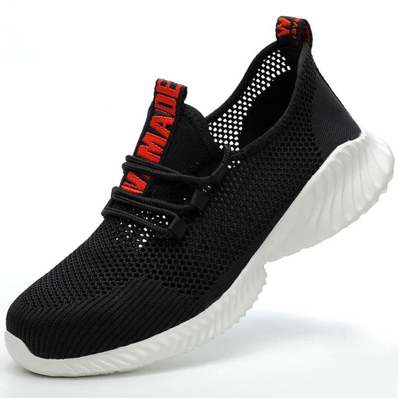 Iairay Lightweight Hyper-Breathable Summer Work Shoes
