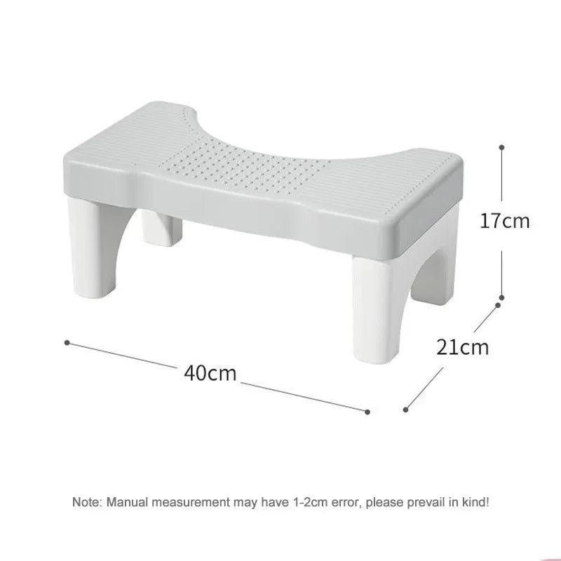 Ergonomic Squatty Potty Toilet Stool for Kids, Pregnant Women & Elderly – Bathroom Foot Stand