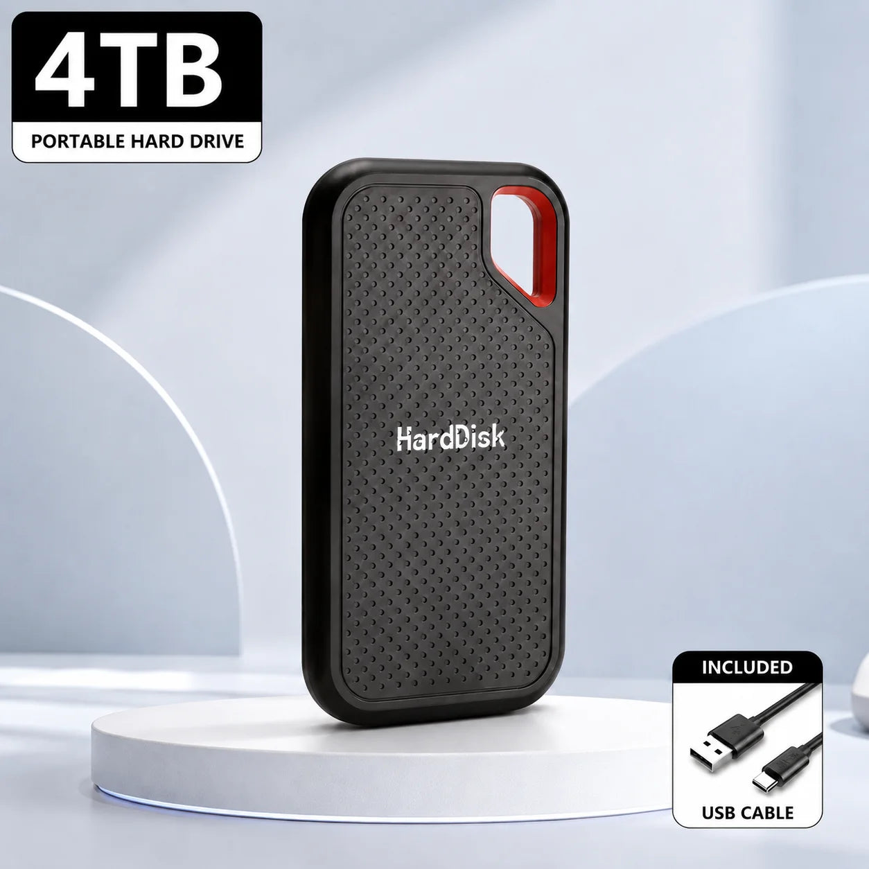 Vabena 1TB Portable SSD / 2TB External Hard Drive USB-C for Laptop/Mac