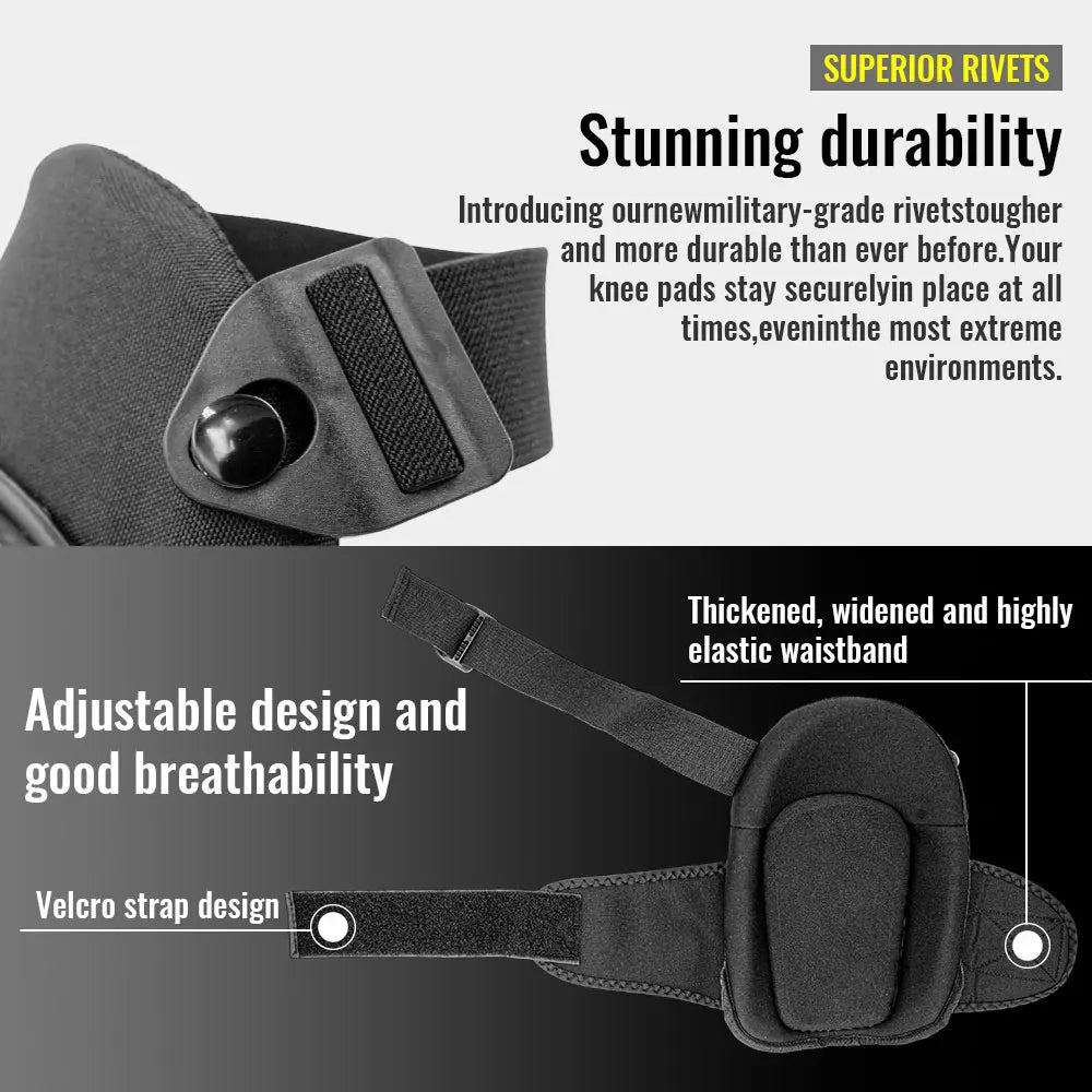 Heavy-Duty Professional Gel Knee Pads | EVA Foam & Gel Cushion for Work & Gardening