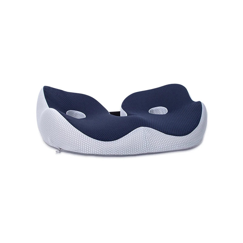 Portable Memory Foam Seat Cushion - U-Shaped Ergonomic Support for Office, Car, & Travel