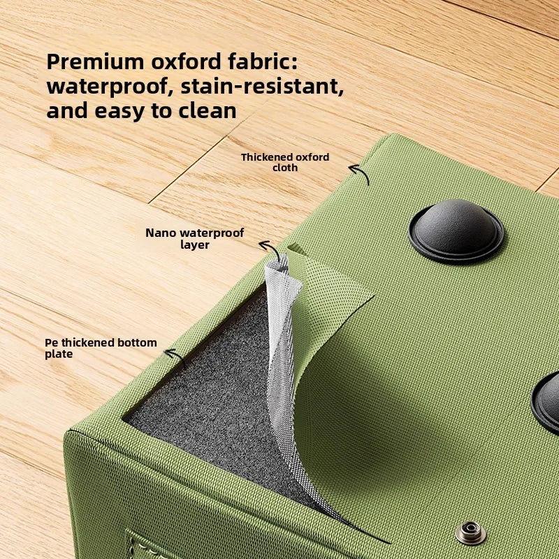 Heavy-Duty Foldable Tool Bag - Large Oxford Fabric Organizer
