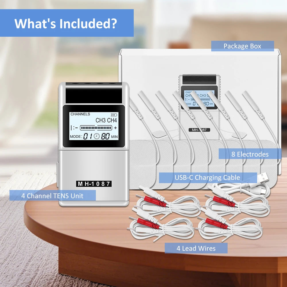 Advanced TENS Muscle Stimulator & Massager for Pain Relief with Meridian Pen