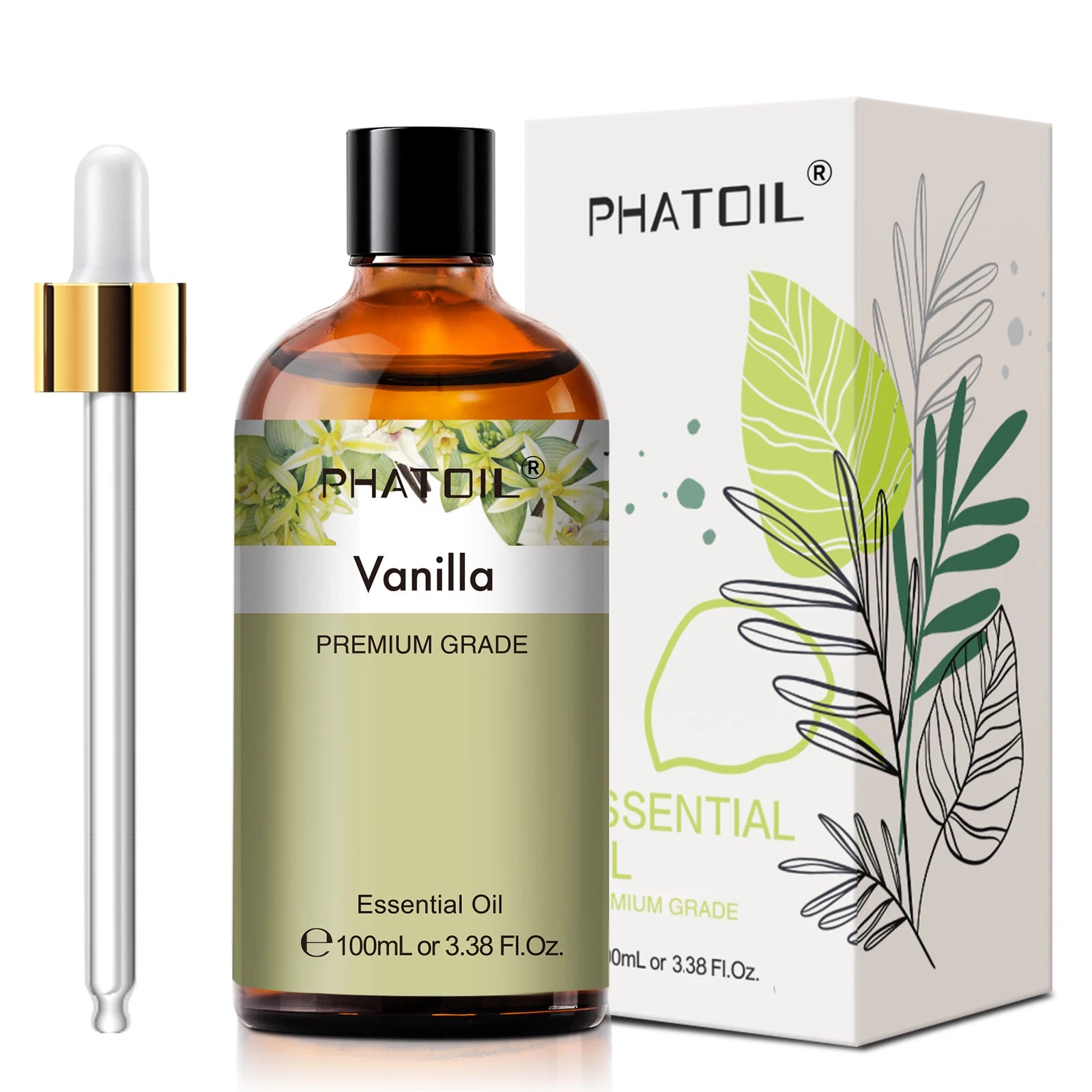PHATOIL Premium Essential Oil Blend - Sandalwood, Lavender, Eucalyptus, Peppermint