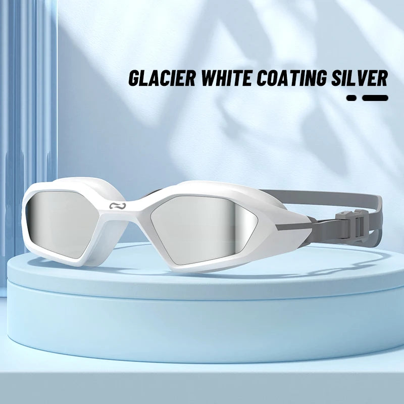 COPOZZ Professional Electroplate Swim Goggles - Anti-Fog UV Protection