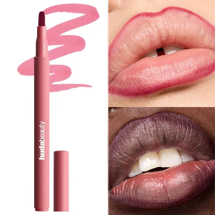 Vabena Velvet Brown Lip Liner Pencil - Matte, Waterproof & Non-Stick Lip Contour