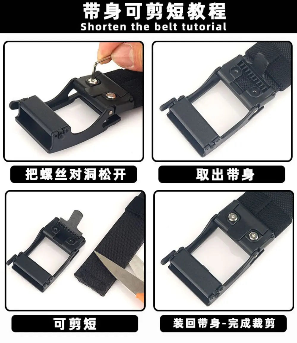 Vabena Tactical Outdoor Belt - Quick Release & Multi-Function