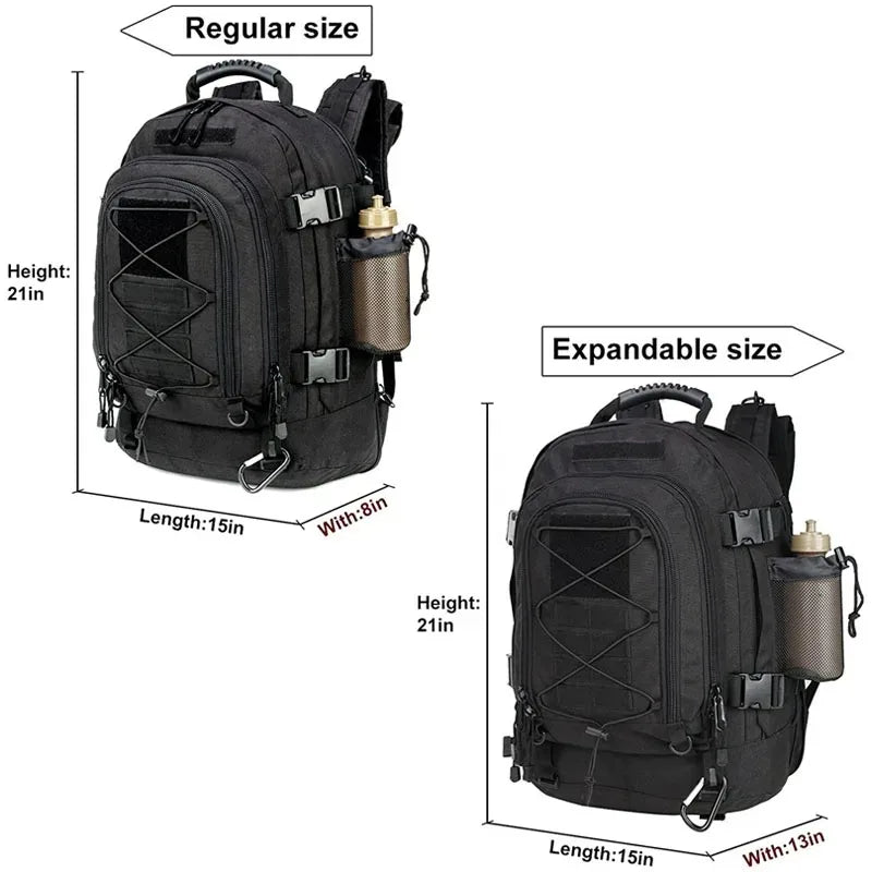 60L Heavy-Duty Tactical Assault Rucksack - Durable Gear for Extreme Conditions