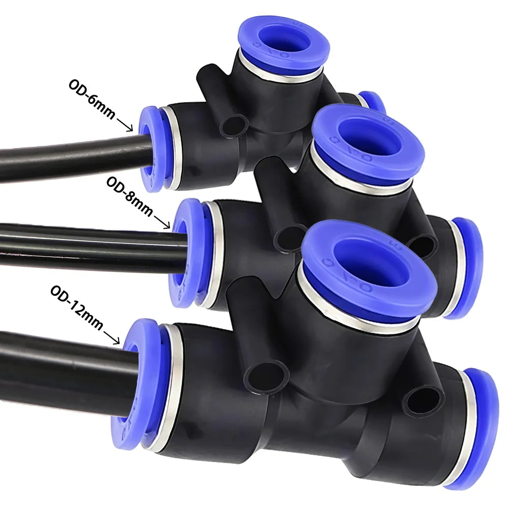 Vabena Black PE Drip Irrigation Pipe 1/4" 3/8" OD 6-12mm – Pressure Proof Garden Hose