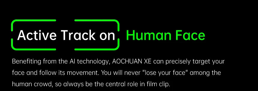 AOCHUAN 3-Axis Smartphone Gimbal Stabilizer with LED Light