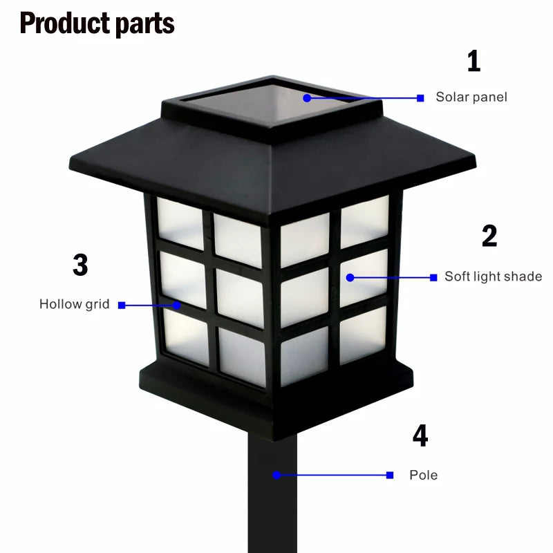 Solar Pathway Lights 8-Pack | Outdoor Waterproof Garden Decor