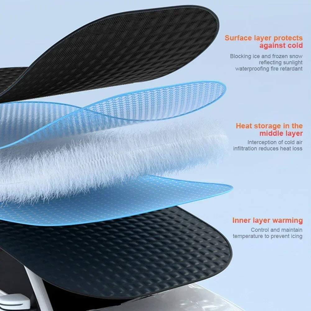 All-Weather Magnetic Windshield Protector | Frostproof & Sunshade