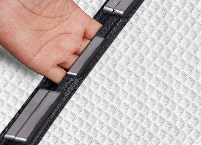 Magnetic Winter Door Curtain | No Drill | Energy Saver | Easy Install